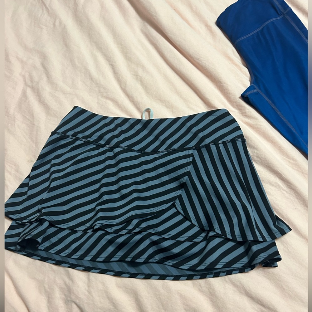 Athleta striped skirt